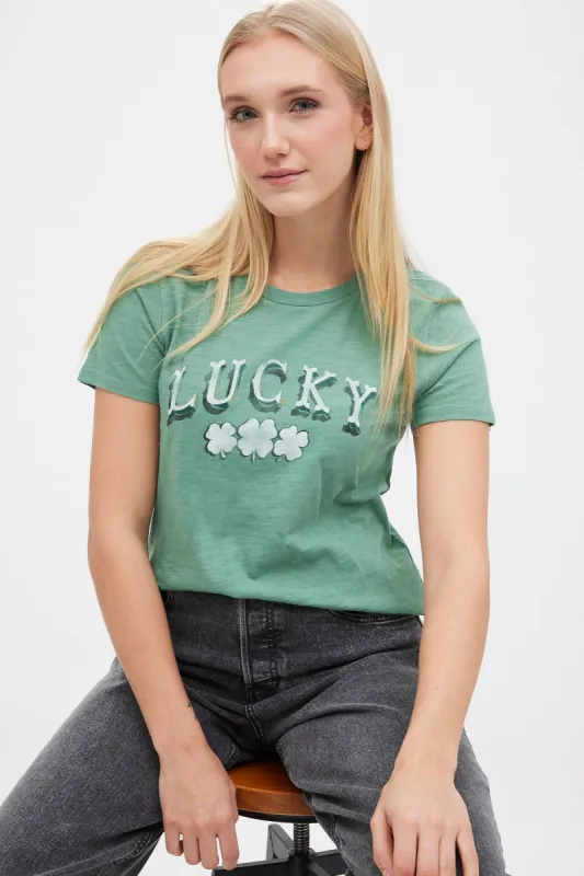 Lucky Clover Tee sold by Bluenotes