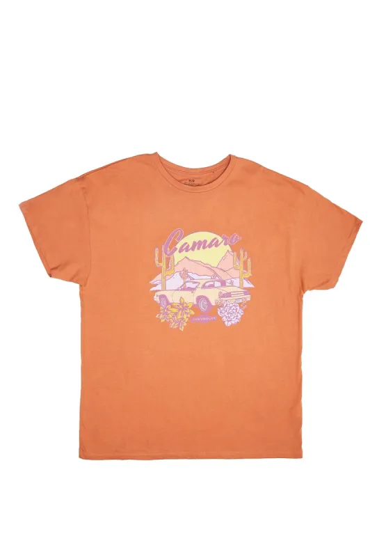 Camaro Desert Graphic Oversized Tee sold by Bluenotes