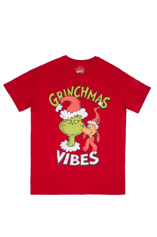 Grinchmas Vibes Graphic Relaxed Tee sold by Bluenotes