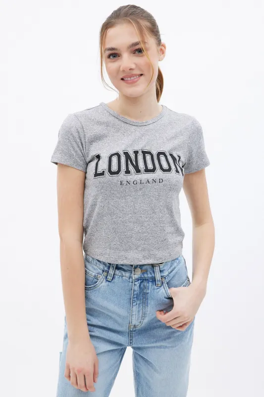 Super Soft London Graphic Baby Tee sold by Bluenotes