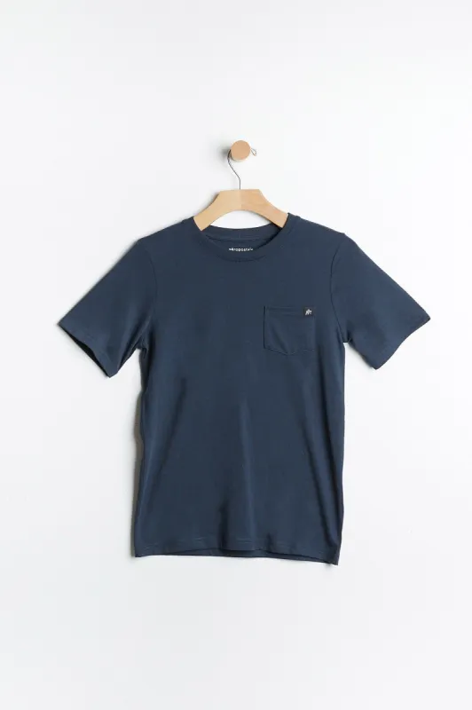 AERO Boys Super Soft New York Graphic Pocket Tee sold by Bluenotes