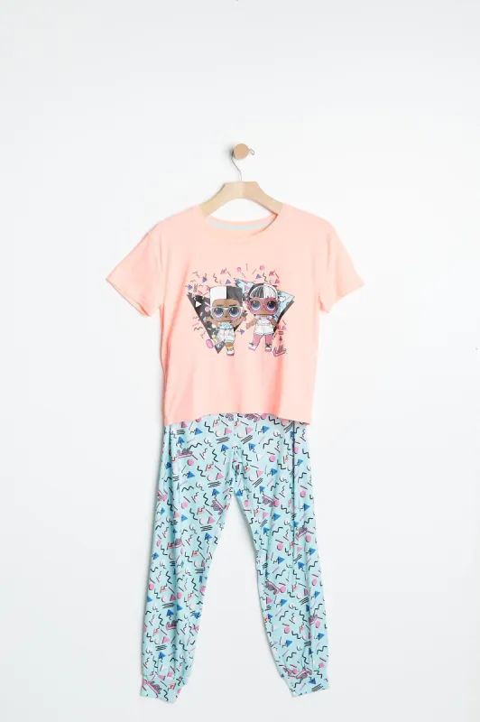 AERO Girls Super Soft LOL 2 Piece Pajama Set sold by Bluenotes