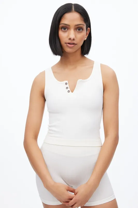 AERO Seamless Henley Tank Top sold by Bluenotes