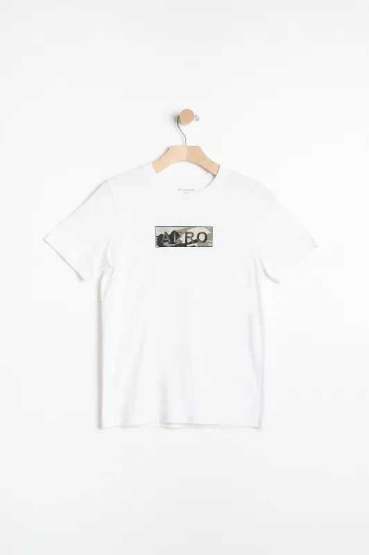 AERO Boys Camouflage Box Graphic Tee sold by Bluenotes