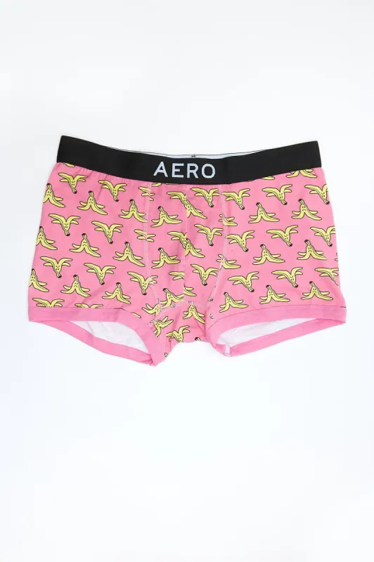 AERO Pink Bananas Graphic Boxer Brief sold by Bluenotes