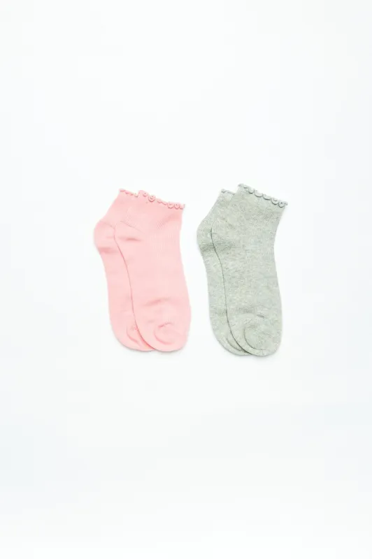 Ruffle Crew Socks 2-Pack sold by Bluenotes