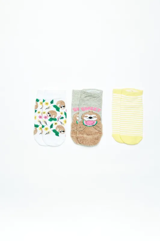 AERO Graphic Ankle Socks 3-Pack sold by Bluenotes