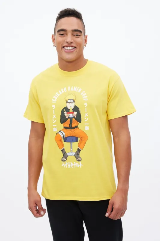 Naruto Ramen Arc Text Graphic Tee made by Bluenotes