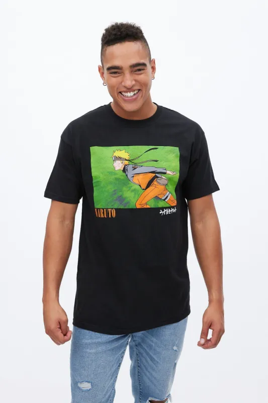 Naruto Run Graphic Tee sold by Bluenotes