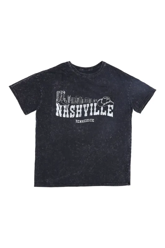Nashville Graphic Oversized Tee sold by Bluenotes