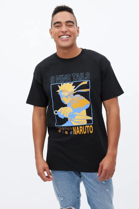 Naruto Box Graphic Tee sold by Bluenotes