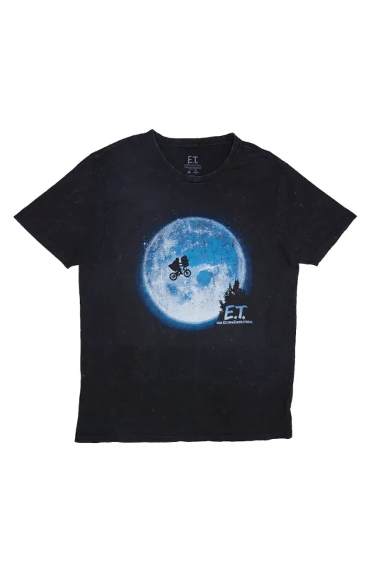 E.T. Graphic Acid Wash Tee sold by Bluenotes