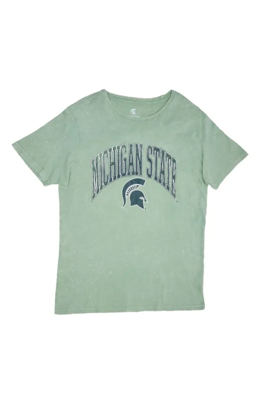 Michigan State Graphic Acid Wash Tee sold by Bluenotes