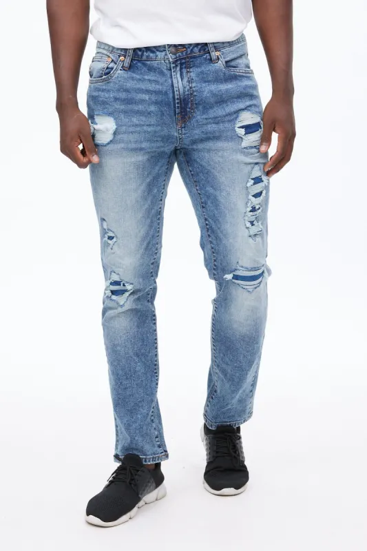 AERO Max Stretch Slim Destroyed Jean sold by Bluenotes