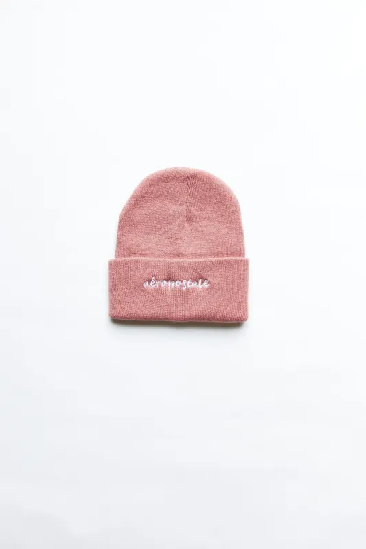 AERO Girls Aéropostale Embroidered Beanie sold by Bluenotes