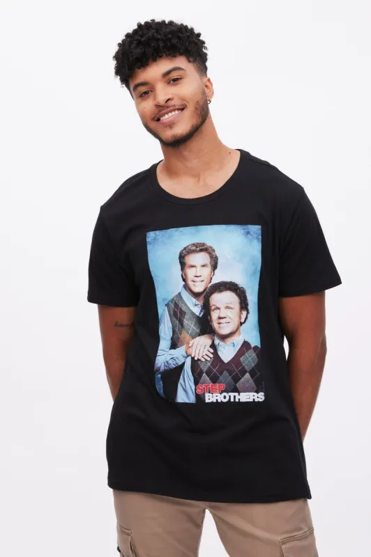 Step Brothers Portrait Graphic Tee sold by Bluenotes
