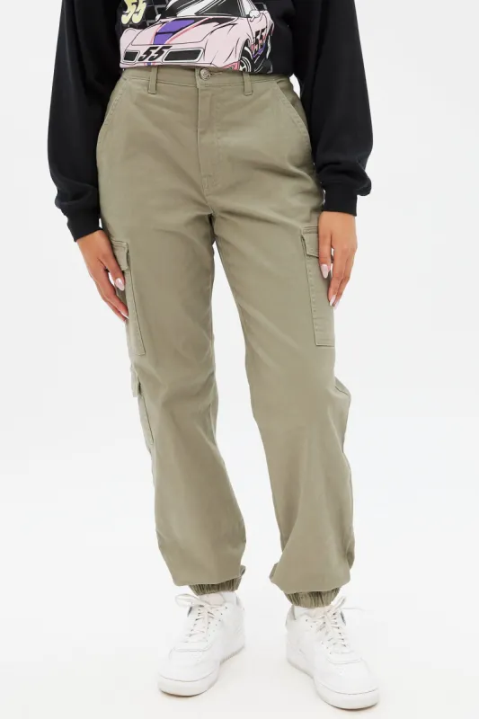 AERO High Rise Baggy Cargo Jogger sold by Bluenotes