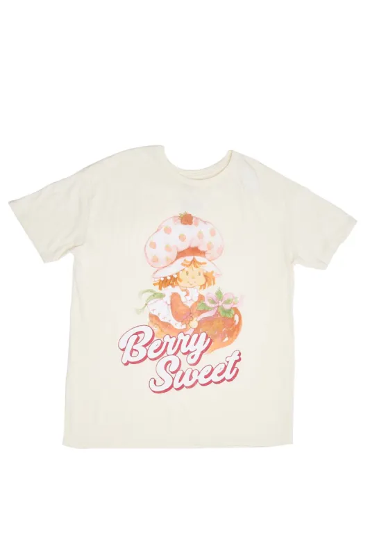 Strawberry Shortcake Berry Sweet Graphic Boyfriend Tee sold by Bluenotes