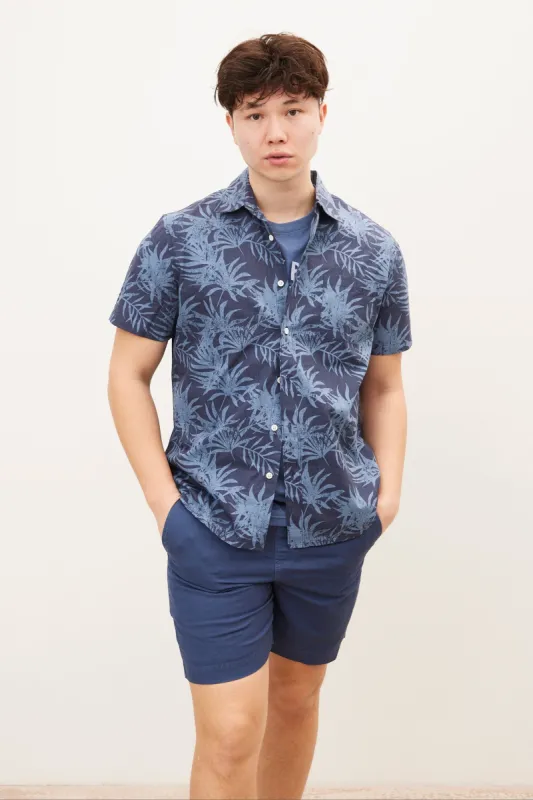 Lucky Brand Poplin Printed Short Sleeve Shirt sold by Bluenotes