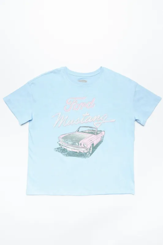 Ford Mustang Graphic Boyfriend Tee sold by Bluenotes