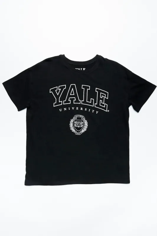 Yale University Graphic Boyfriend Tee sold by Bluenotes