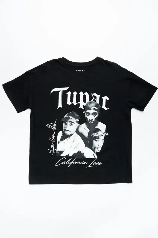 Tupac California Love  Graphic Boyfriend Tee sold by Bluenotes
