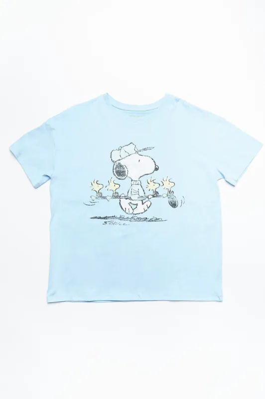 Peanuts Snoopy Graphic Boyfriend Tee sold by Bluenotes