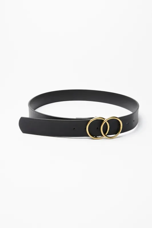 AERO Faux Leather Double O-Ring Belt sold by Bluenotes