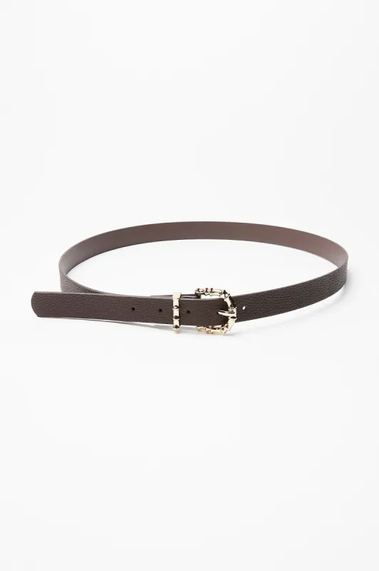 Faux Leather Decorative Buckle Belt sold by Bluenotes