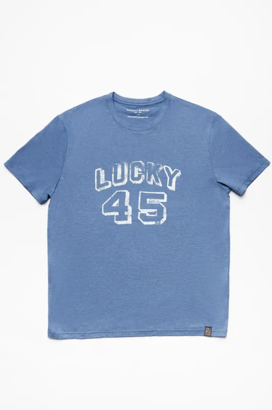 Lucky 45 Tri-Blend Tee sold by Bluenotes