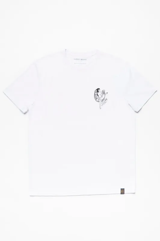 Lucky Horseshoe Girl Tri-Blend Tee sold by Bluenotes