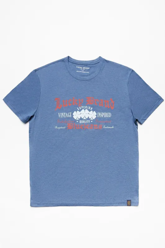 Lucky Brand Vintage Blue Jean Tri-Blend Tee sold by Bluenotes