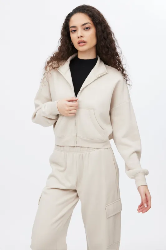 Midi Zip-Up Sweatshirt sold by Bluenotes