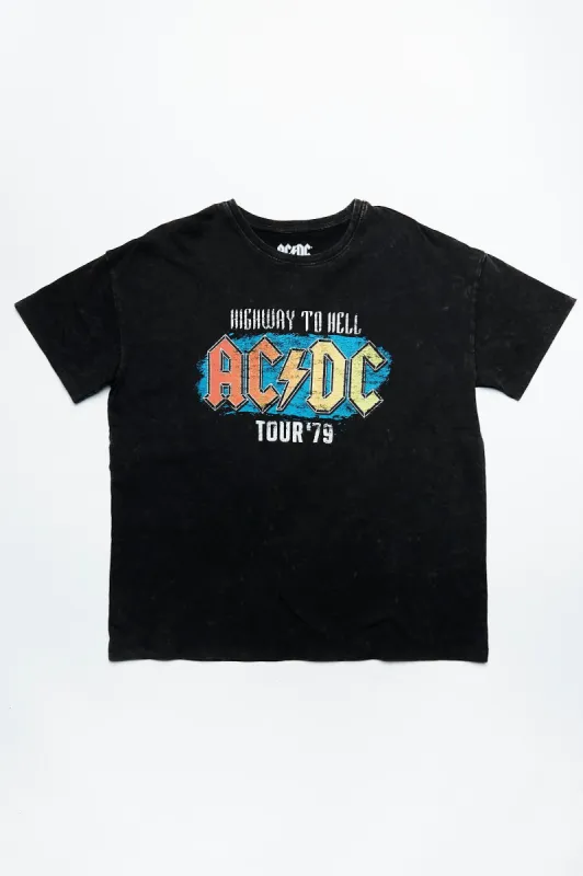 AC/DC Highway To Hell Graphic Boyfriend Tee sold by Bluenotes