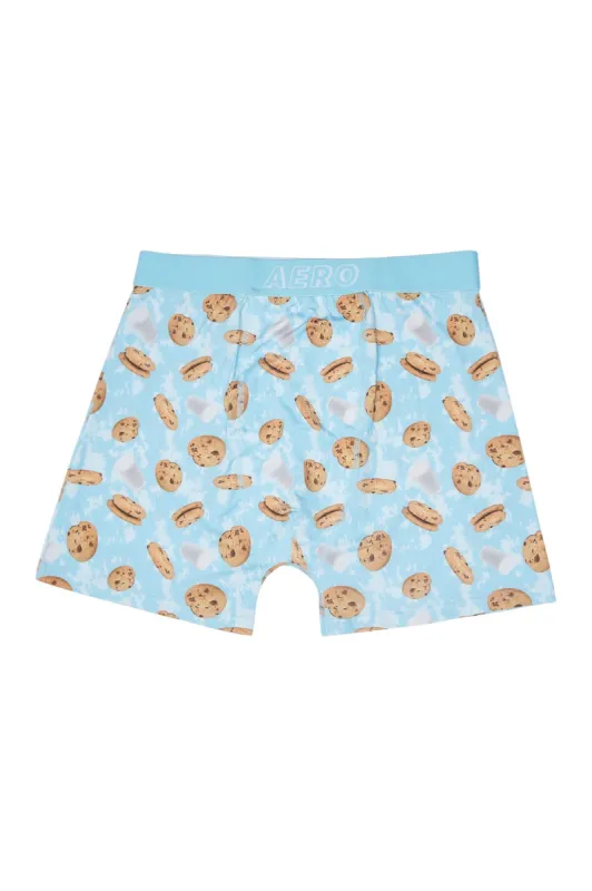 AERO Cookies And Milk Printed Boxer Briefs sold by Bluenotes