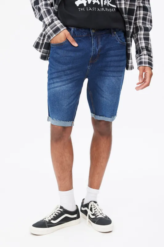 Slim Denim Short sold by Bluenotes