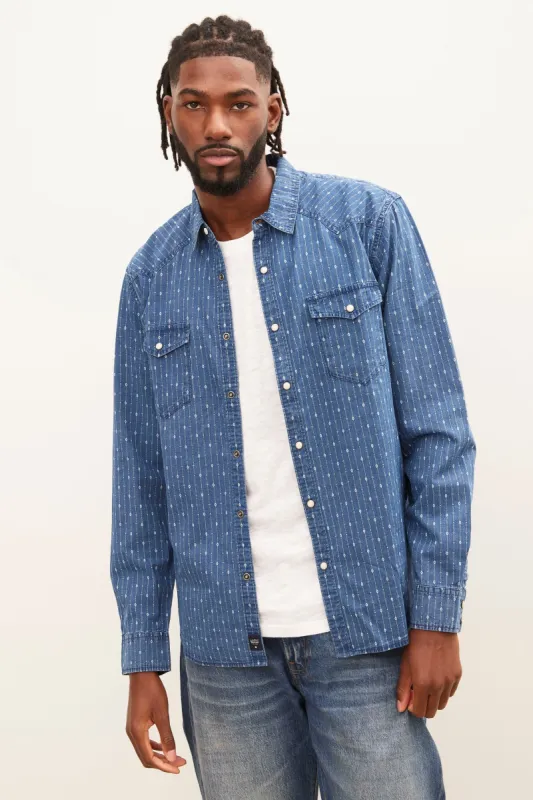 Long Sleeve Western Workwear Shirt sold by Bluenotes