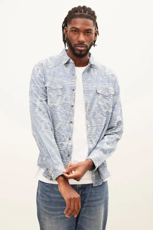 Long Sleeve Western Workwear Shirt sold by Bluenotes