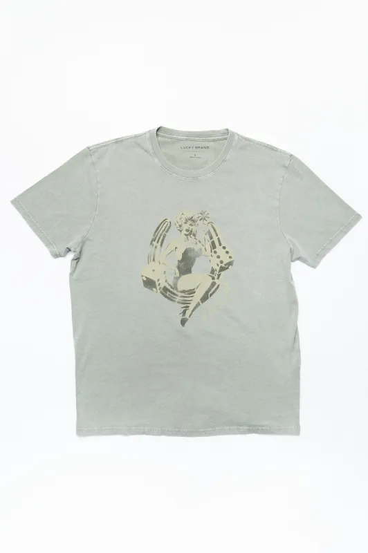 Horseshoe Pinup Graphic Tee sold by Bluenotes