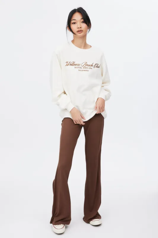 Oversized Crew Neck Sweatshirt sold by Bluenotes