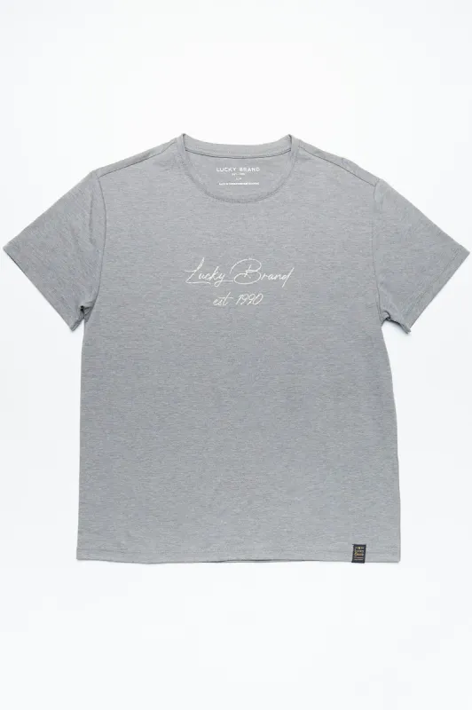 Lucky Brand Est 1990 Tri-Blend Classic Tee sold by Bluenotes