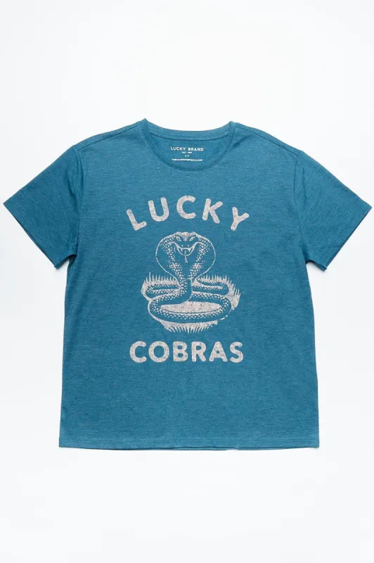 Lucky Cobras Tri-Blend Classic Tee sold by Bluenotes