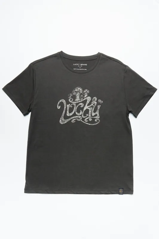 Lucky Mushroom Tri-Blend Classic Tee sold by Bluenotes