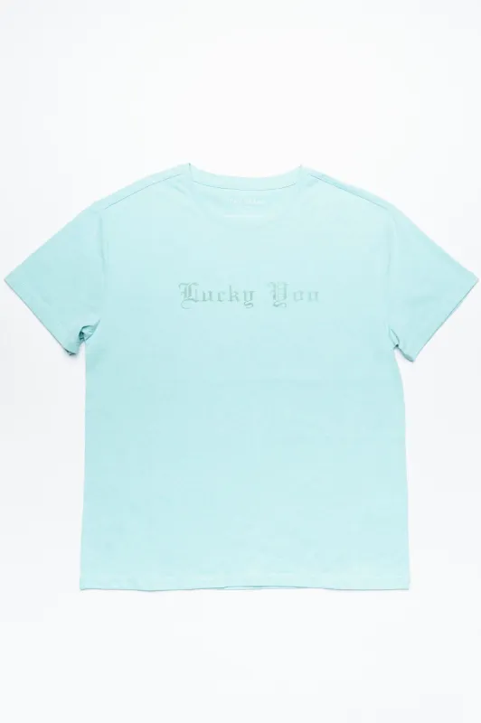 Lucky You Tri-Blend Classic Tee sold by Bluenotes