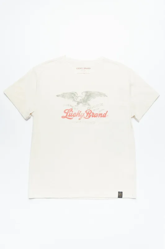 Lucky Brand America's Favourite Tri-Blend Classic Tee sold by Bluenotes