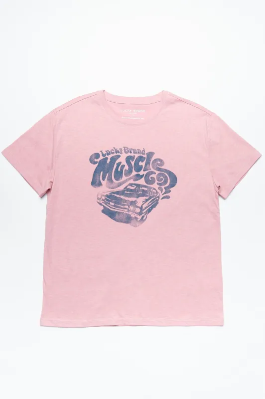 Lucky Brand Muscle Car Tri-Blend Classic Tee made by Bluenotes