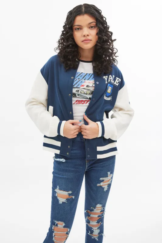 Yale Graphic Varsity Jacket sold by Bluenotes