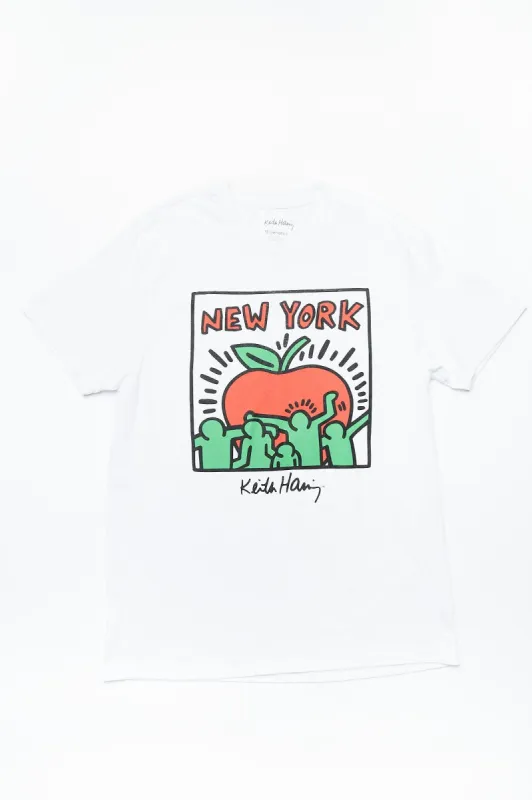 Keith Haring New York Apple Graphic Tee made by Bluenotes