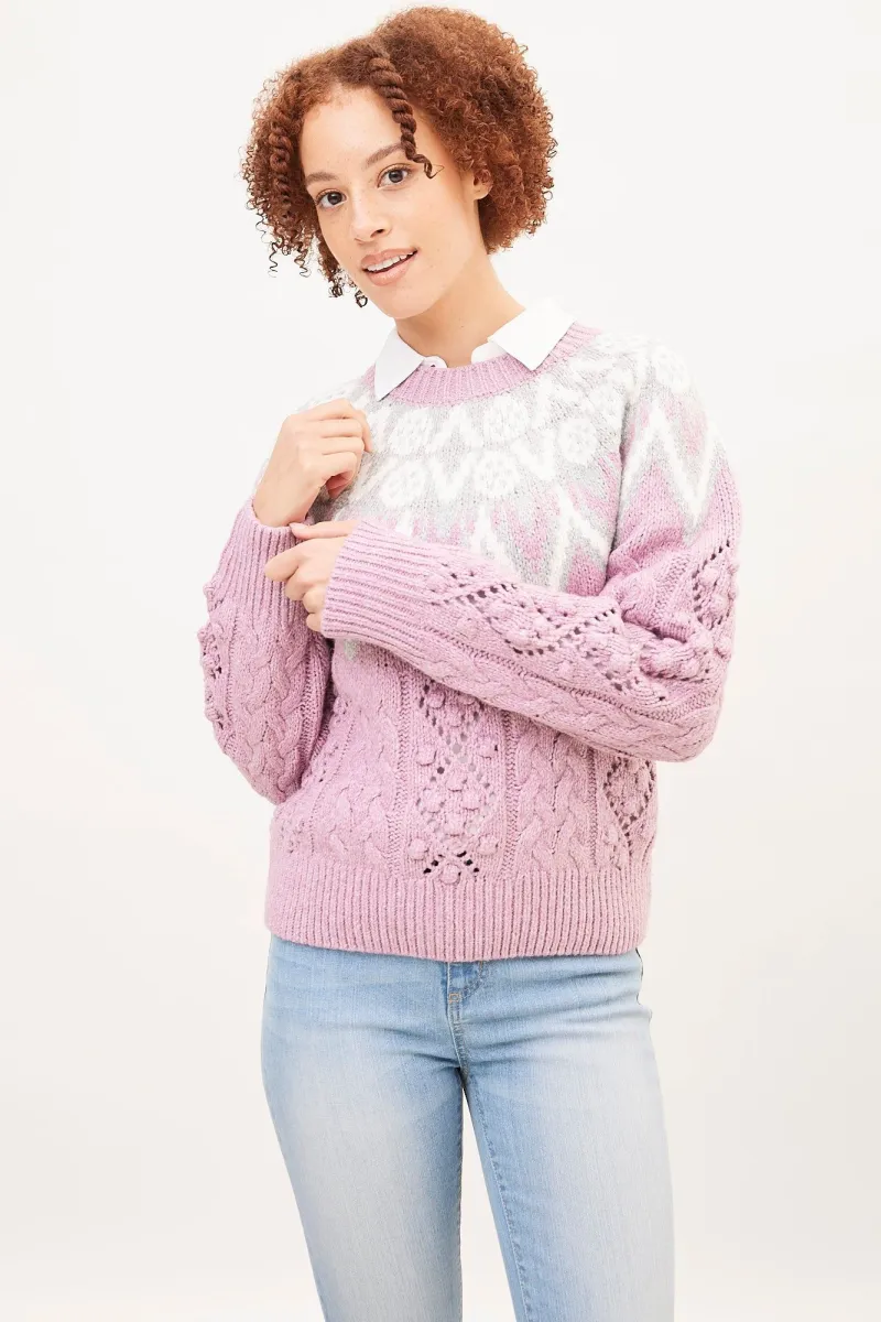 Fair Isle Pullover Sweater sold by Bluenotes