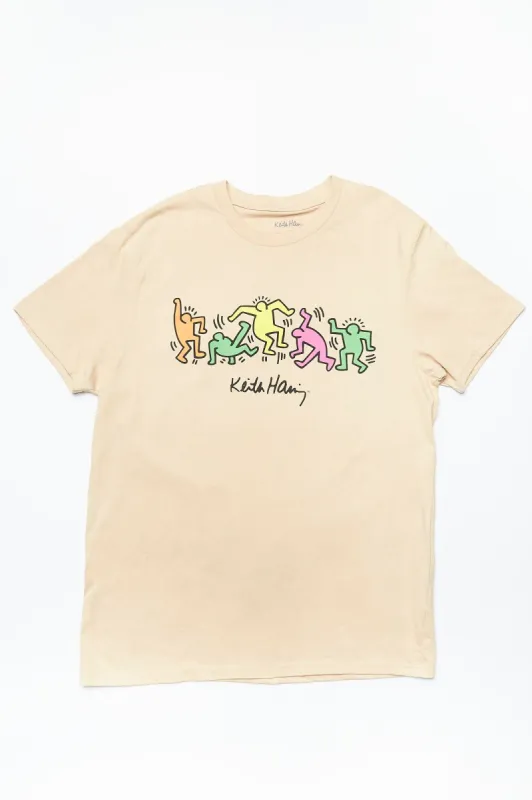 Keith Haring Dancing People Graphic Tee made by Bluenotes
